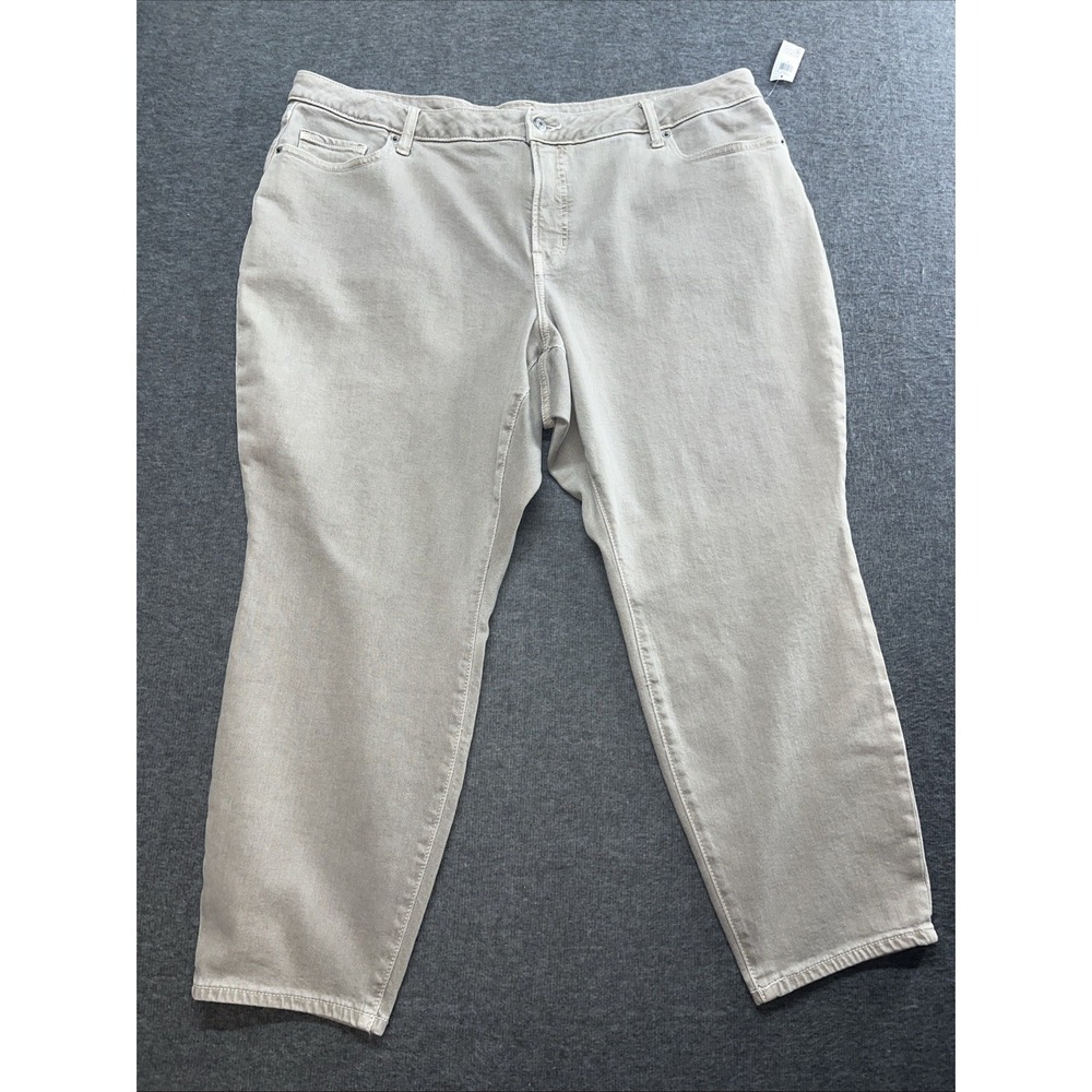 Old Navy women's‎ high-rise curvy OG Straight size 22 tan pants Jeans NWT